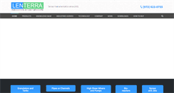 Desktop Screenshot of lenterra.com